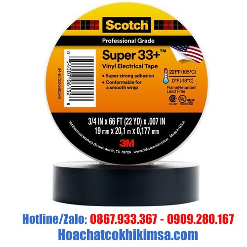Địa chỉ uy tín băng keo điện 3M Scotch Super 33 TPHCM - Kim Sa