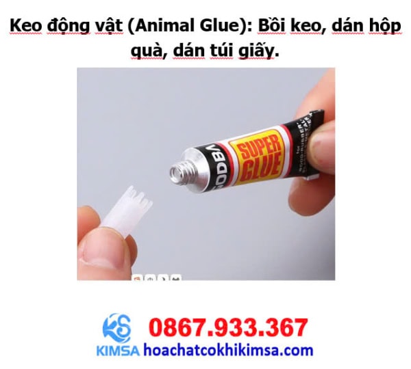 Keo động vật (Animal Glue): Bồi keo, dán hộp quà, dán túi giấy. - Hình ảnh 2