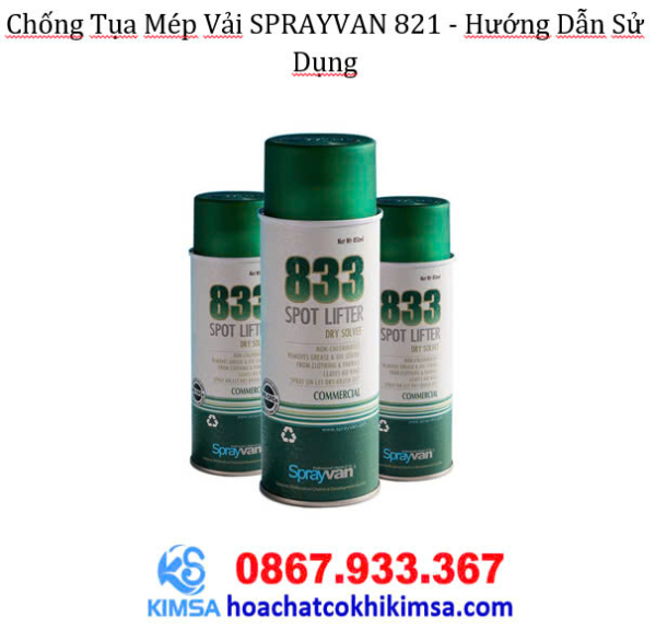 Chống tụa mép vải SPRAYVAN 821 - Hình ảnh 4