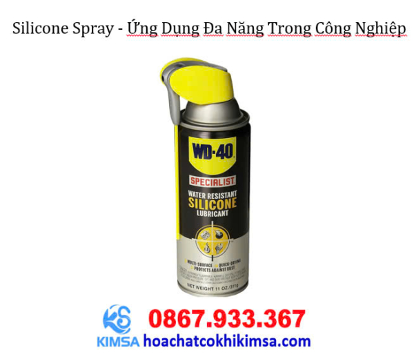 Silicone Spray: Bôi trơn, chống dính, bảo vệ bề mặt - Hình ảnh 3